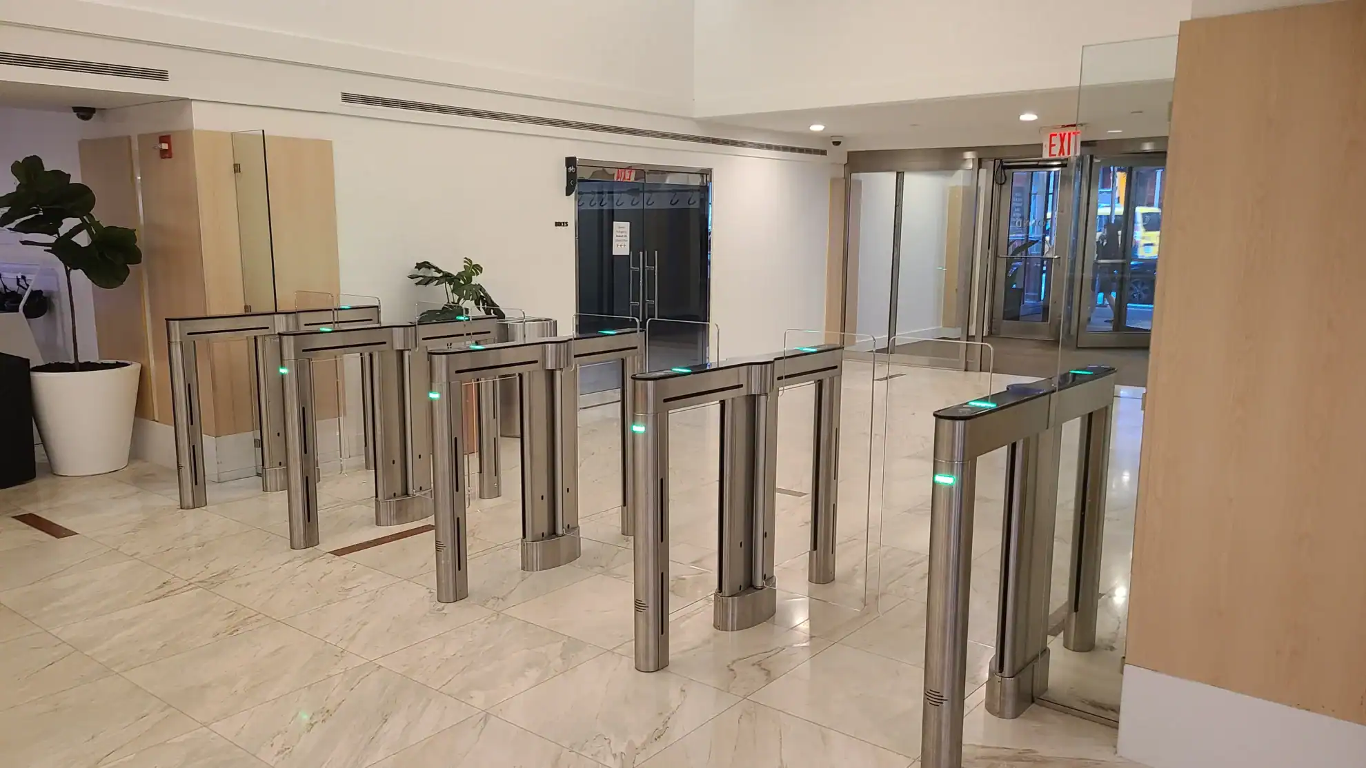turnstile access control system