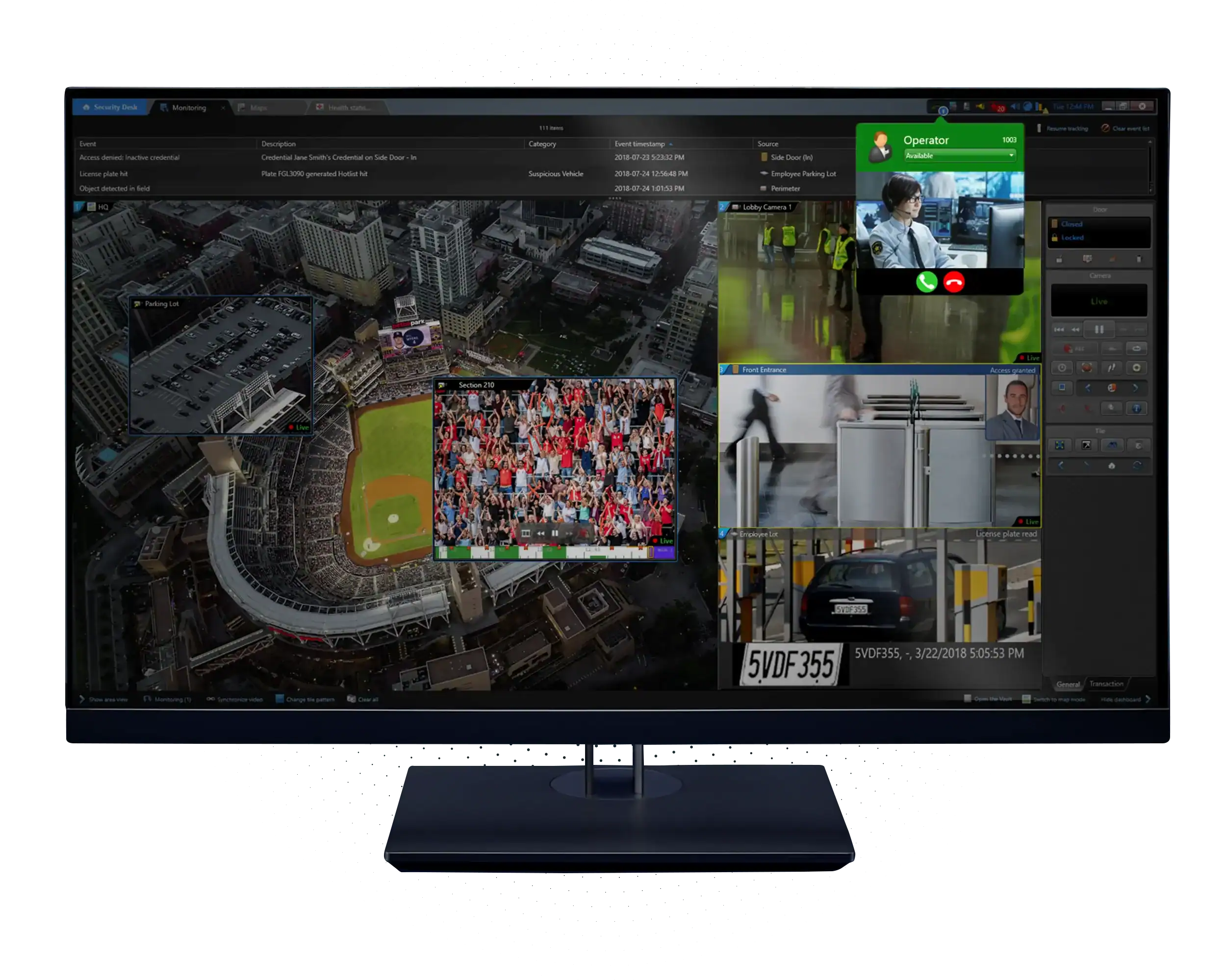 Vertex Security Systems - Genetec Partner UI