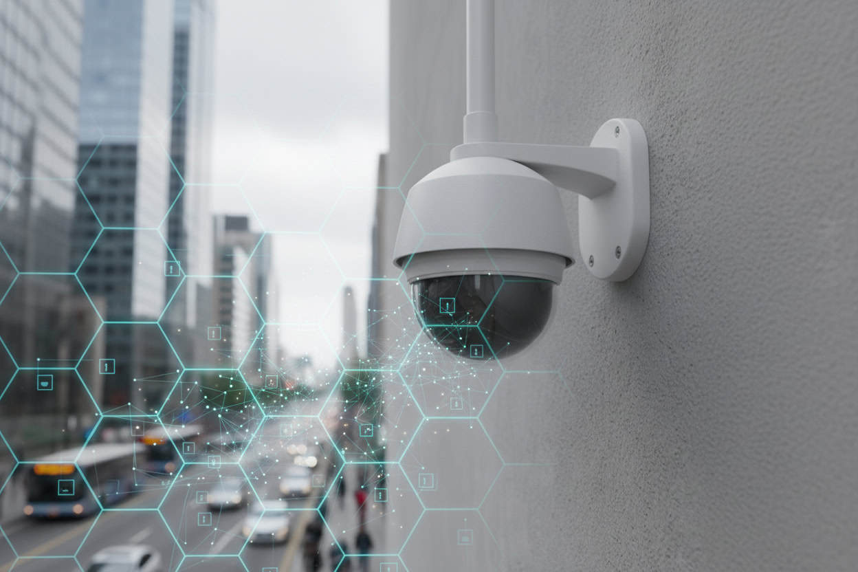 AI security cameras by Vertex Security NYC