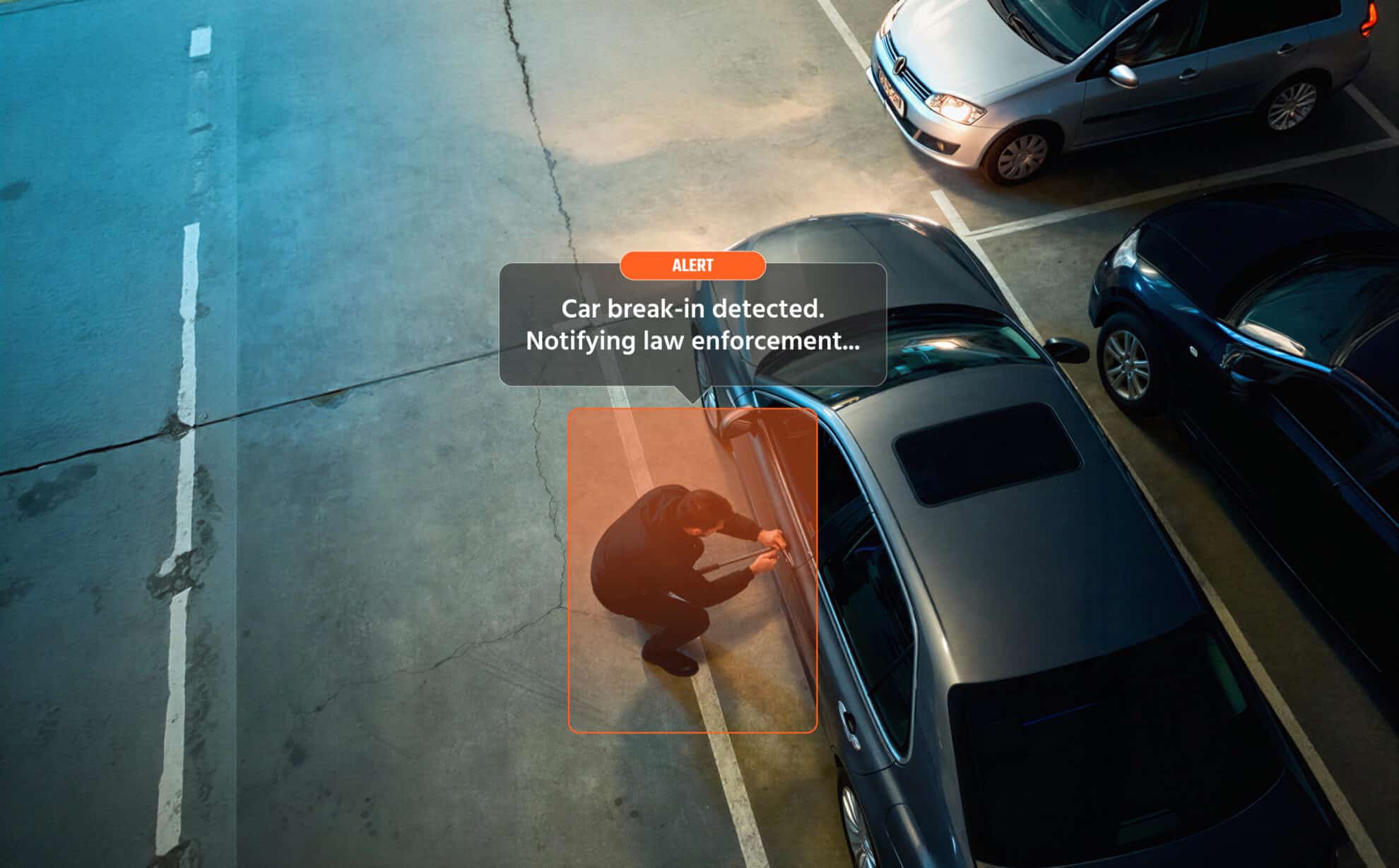 Car Break-In Detection - AI Video Analytics for CCTV