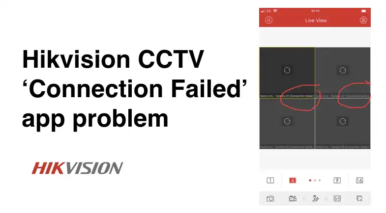 Hikvision app not working