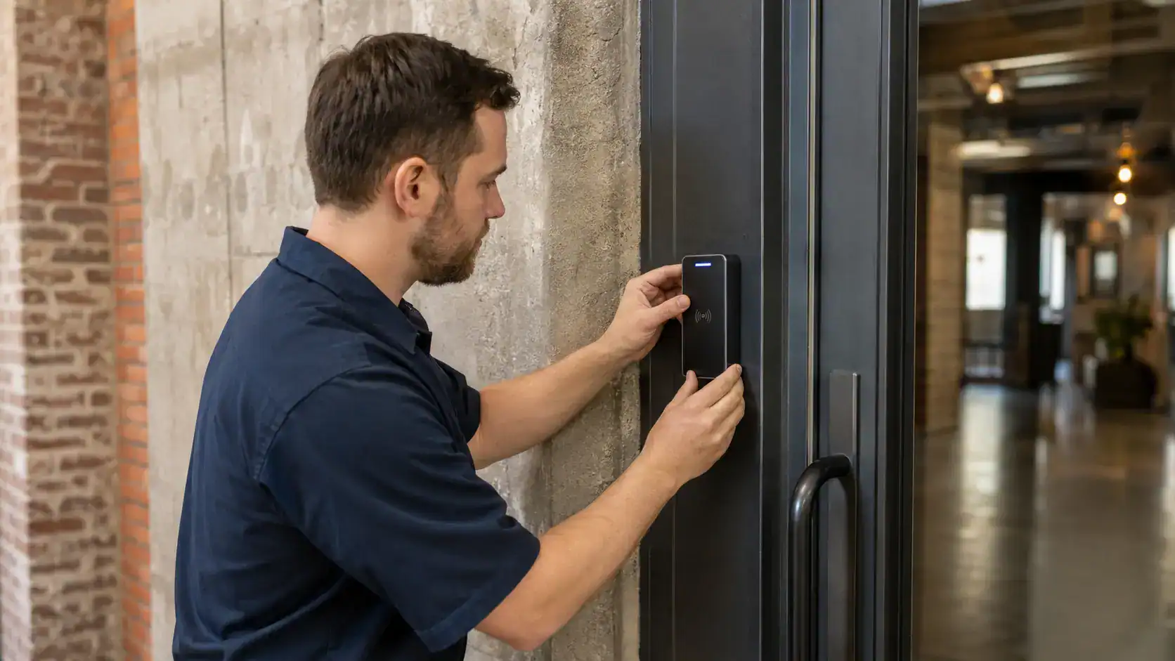 Install access control system